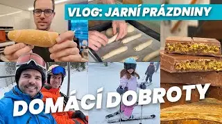 Domácí pohoda, rohlíky, pizza, dubajská čokoláda, lyže a divadlo