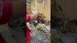 Cutting Past The Angle Limits of Your Miter Saw #shorts #woodworking #marqueeletters