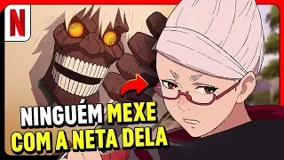 O encontro de Okarun com a vó da Momo 😱💥 | Dan Da Dan | Netflix Brasil