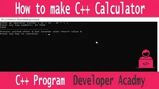 C++ Program to Make a Simple Calculator to Add, Subtract, Multiply or Divide Using switch case