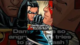 Flash and Cyborg humiliate Damian.