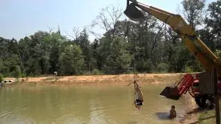 Back ho rope swing