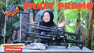 SENAPAN ANGIN PCP BOCAP PREDATOR 500CC | PAKET PROMO FULLSET BONUS BANYAK