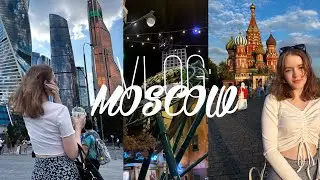 VLOG: Москва, первый полет на самолете, парк аттракционов «Остров мечты», ВДНХ, Москва-сити