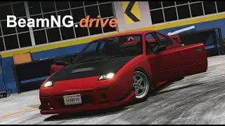BeamNG.drive - Running from the police at 190MPH