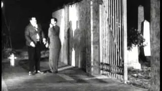Laurel & Hardy DO DETECTIVES THINK? Graveyard scene