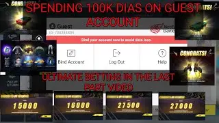 Ros Guest Account Spending 101k Diamond Live Ultimate Betting Diamond Lucky Or not?
