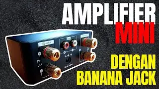 AMPLIFIER MINI BLUETOOTH 5.0 DENGAN BANANA JACK #stereo #amplifier #miniamplifier #bluetooth