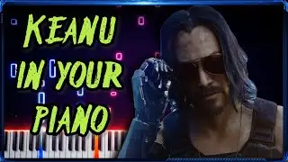 Cyberpunk 2077 - Johnny Silverhand's Theme - Piano Tutorial & Sheet Music