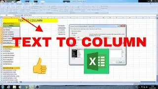 TEXT TO COLUMN- EXCEL