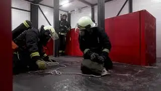 Учебное видео - ШТУРМ-М. Ведение первичной пожарной разведки звеном на малых и больших площадях