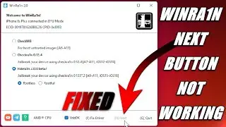 Winra1n next button not working | Winra1n next option not working | Winra1n