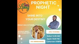 ALL NIGHT PRAYER 25/10/2024 