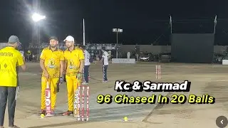 Kohinoor Premier League Chakwal || Kc & Sarmad || 96 Chased 20 Balls