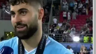 Josko Gvardiol Post Match Interview Manchester City 1 (5) vs (4) 1 Sevilla