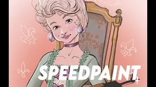 [SPEEDPAINT] Marie Antoinette with an AK47
