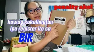 LATE REGISTRATION ng BOOK OF ACCOUNTS sa BIR may penalty. #penalty