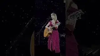 Taylor Swift Speech before Dear John #erastour #live #minneapolis