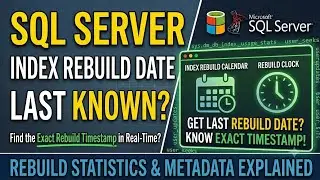 How to get the last index rebuild date?