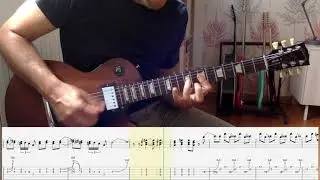 Kiss: Rock and Roll all Nite - Guitar Solo with Tabs