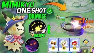 24 Kills! Mimikyu Broken Damage Build After the New Update! Pokemon unite