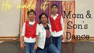 Mom & Son Dance/autism kid dance/autism kid progress/First Stage Performance #autismintamil #autism