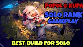 POPOL AND KUPA THE BEST JUNGLER🔥🔥 | SOLO RANK GAMEPLAY S28 | MLBB2023