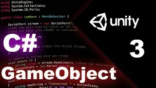 Unity 18 C# Урок 3 - Game Object - Начальный набор