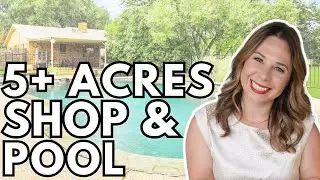 Acreage Home with Shop and Pool in Cleburne, Texas