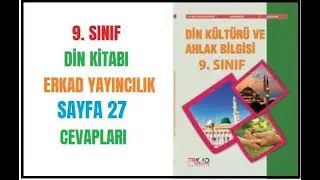 9.  Sınıf Din Kitabı Erkad Yayıncılık Cevapları Sayfa 27