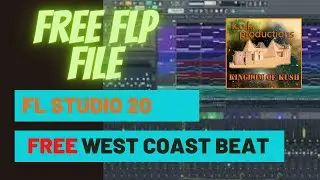 Fl Studio 20 : Stock Plugins - Free FLP - instrumental beat- West Coast
