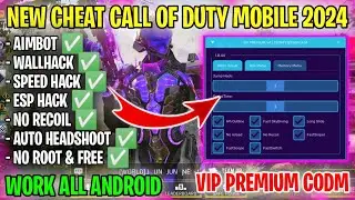 CHEAT APK MOD MENU CODM TERBARU 2024 – AIMBOT WALLHACK ESP HACK CALL OF DUTY MOBILE VIP PREMIUM FREE