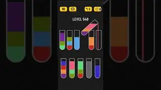 Water sort puzzle level 540