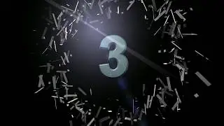 3D Countdown  - Count down timer video - New year countdown