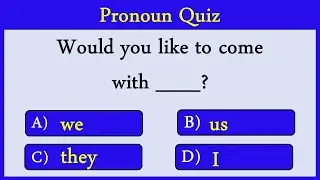 pronoun Quiz 10: CAN YOU SCORE 10/10?