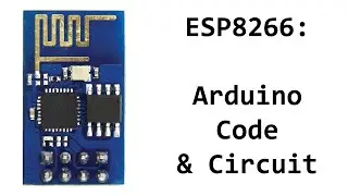 ESP8266 Arduino Code and Circuit/Schematic for Sending Commands