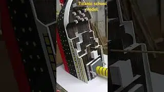 Titanic school model #scinceproject #schoolscienceexhibition #sciencproject   #arduinoproject