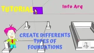 Create differents types of foundations / 1001bit plugin SketchUp