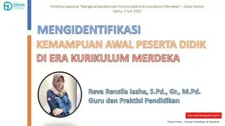 Mengidentifikasi kemampuam awal peserta didik di era Kurikulum Merdeka 2023 