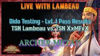Dido Level 1 Pass Testing - Results | TSN Lambeau vs. TSN XxMFxX |