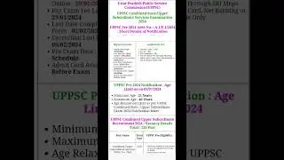 UPPSC VACANCY 2024 @RSS #ytshort #upvacancy #latestvacancy