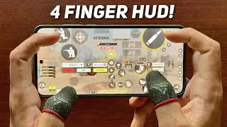 Best 4 Finger HUD and Sensitivity Settings for COD Mobile Battle Royale + 4 Finger Gyro HANDCAM