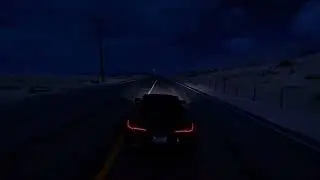 Black Bmw M8 - Night Drive relaxing