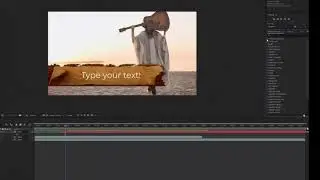 How to add texts (titles) over a rendered Lower third (After Effects tutorial)