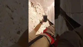 The SCARIEST part of filming ROCK CLIMBING
