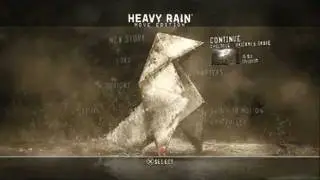 Heavy Rain front end