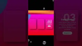 🔴 Real Glassmorphism Card Hover Effects | Html CSS Glass Tilt Effects | devhubspot