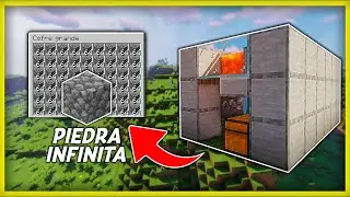 GENERADOR DE PIEDRA INFINITA! - Como hacer un generador de piedra en Minecraft java/bedrock