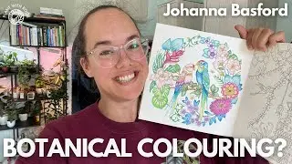 Botanical Colouring for adults? Johanna Basford | Yoga and Plant with Roos