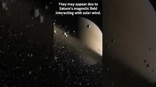 Mysterious Spokes Appear on Saturn's Rings #nasa #space #shorts
